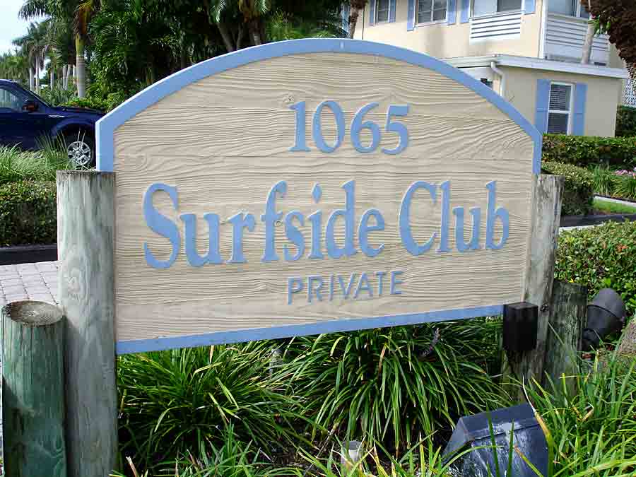 Surfside Club Signage